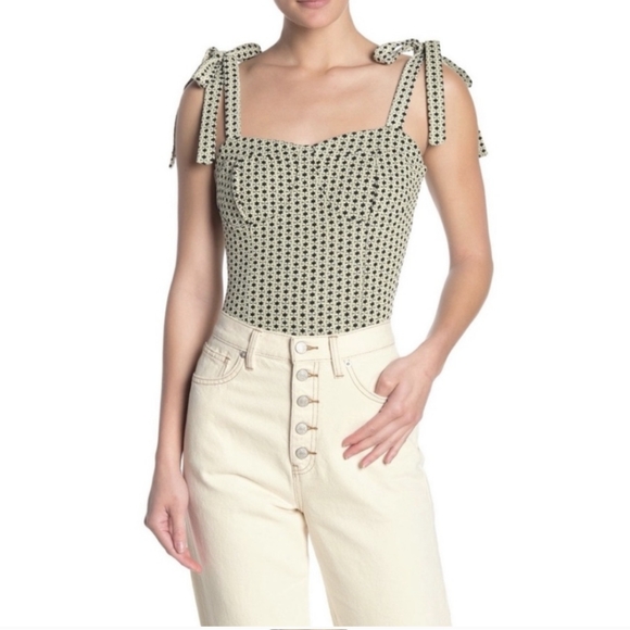 Free People Sunflower Tie Tank Top - Picture 2 of 10